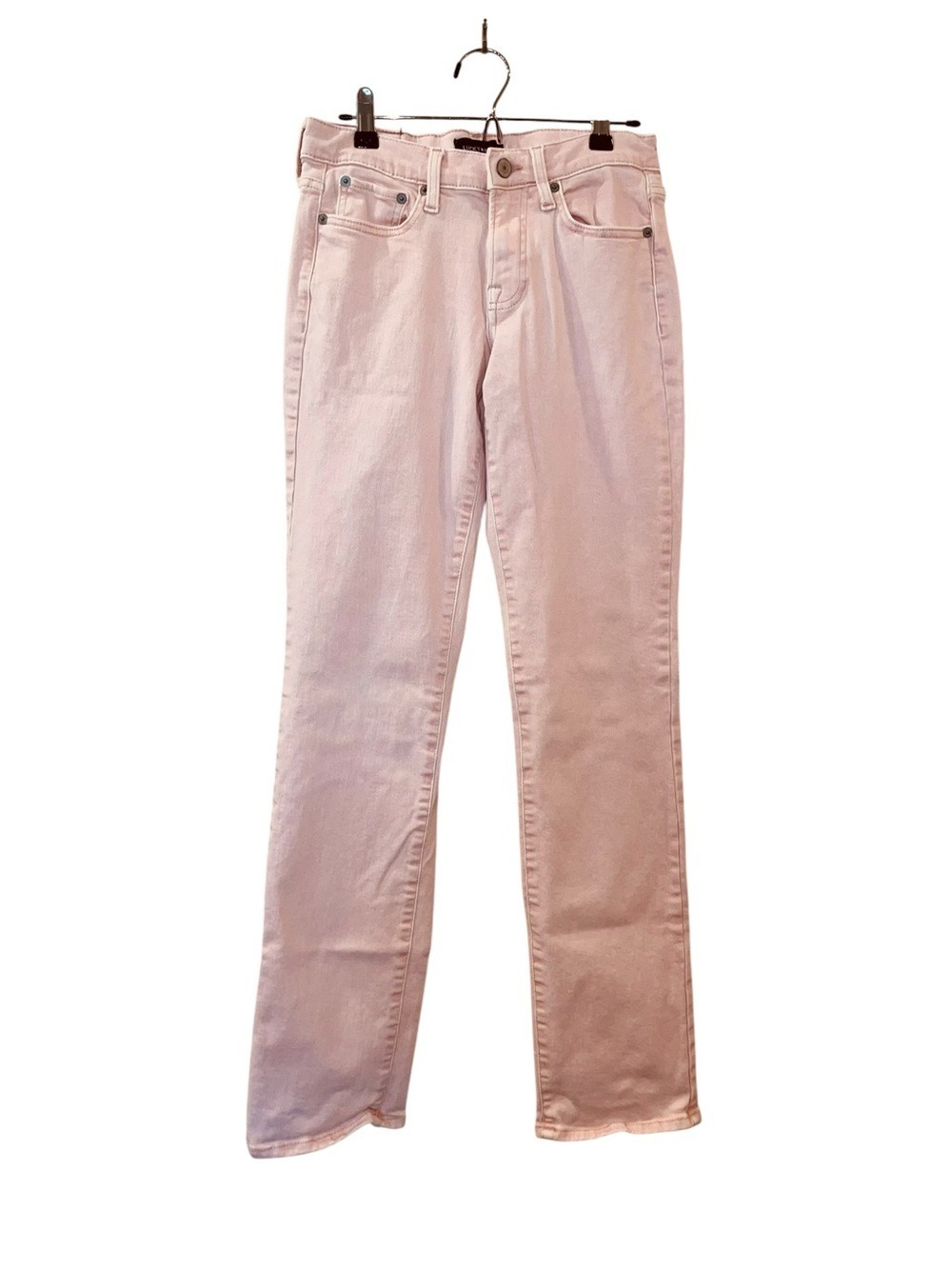 Lucky Brand Women’s Pink Mid-Rise Sweet Straight Jeans Pink Blush Denim 0/25 R - Picture 2 of 7